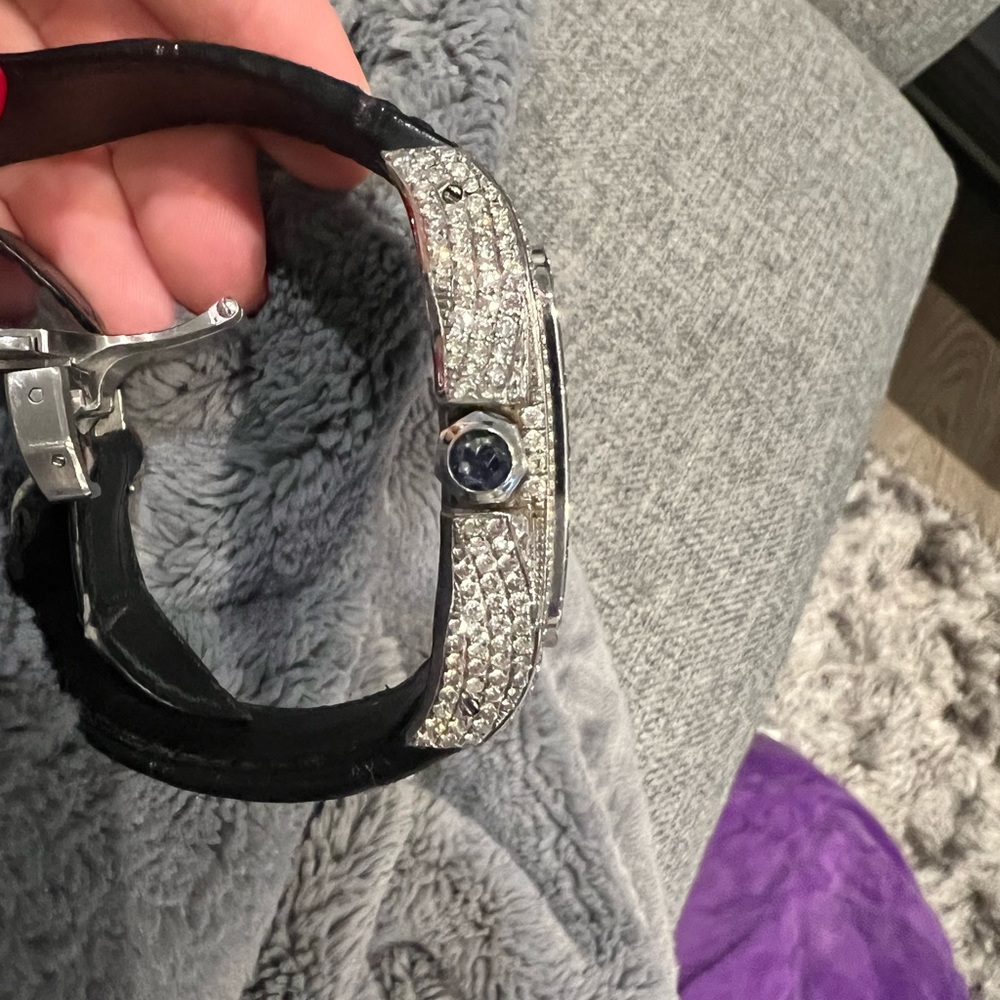 Cartier Santos 100 Diamond Watch - Picture 4 of 16